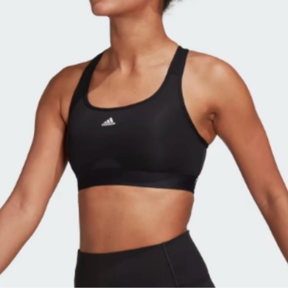 Adidas New Powerreact Techfit Medium Support Bra NWT size S AB